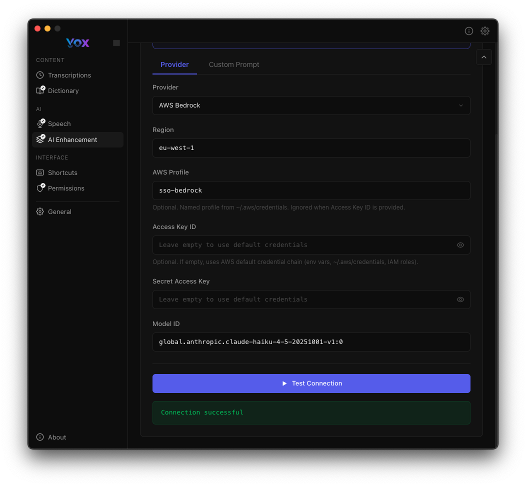 Prueba de Conexión Exitosa